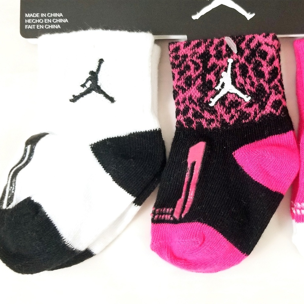 NEW NIKE JORDAN INFANT TODDLER SOCK PACK - Baby - Picture 2 of 6